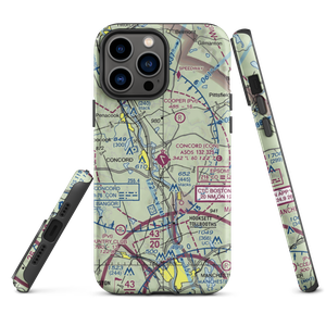 Concord Municipal Airport (CON) VFR Sectional  Tough iPhone Case