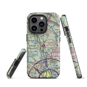 Concord Municipal Airport (CON) VFR Sectional  Tough iPhone Case