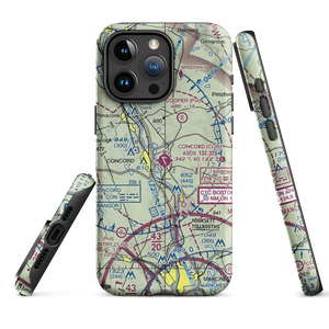 Concord Municipal Airport (CON) VFR Sectional  Tough iPhone Case