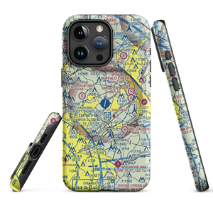 Concord-Padgett Regional Airport (JQF) VFR Sectional  Tough iPhone Case