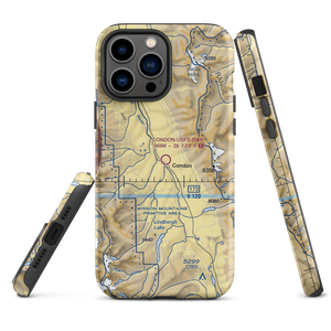 Condon US Forest Service Airport (S04) VFR Sectional  Tough iPhone Case