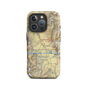 Condon US Forest Service Airport (S04) VFR Sectional  Tough iPhone Case