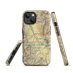 Condon US Forest Service Airport (S04) VFR Sectional  Tough iPhone Case