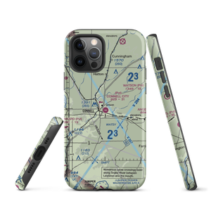 Connell City Airport (WA14) VFR Sectional  Tough iPhone Case