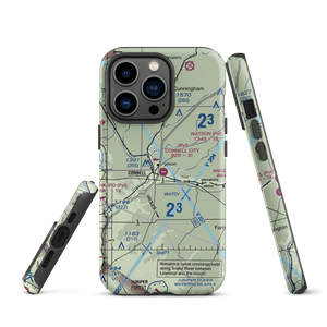 Connell City Airport (WA14) VFR Sectional  Tough iPhone Case