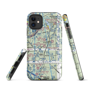 Connell's Wahoo Airport (25FL) VFR Sectional  Tough iPhone Case