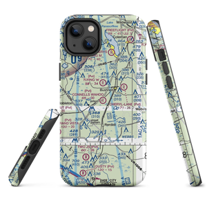 Connell's Wahoo Airport (25FL) VFR Sectional  Tough iPhone Case