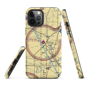 Conrad Airport (S01) VFR Sectional  Tough iPhone Case