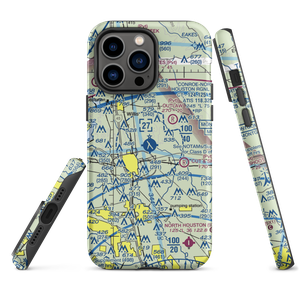 Conroe-North Houston Regional Airport (CXO) VFR Sectional  Tough iPhone Case