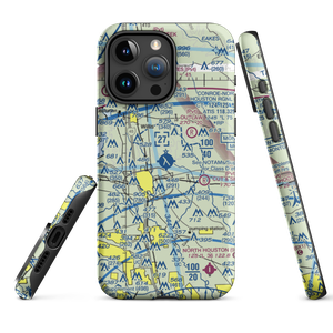 Conroe-North Houston Regional Airport (CXO) VFR Sectional  Tough iPhone Case