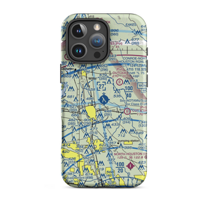 Conroe-North Houston Regional Airport (CXO) VFR Sectional  Tough iPhone Case
