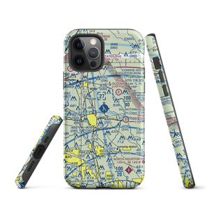 Conroe-North Houston Regional Airport (CXO) VFR Sectional  Tough iPhone Case