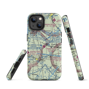 Converse Airport (1I8) VFR Sectional  Tough iPhone Case
