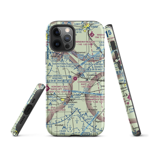 Converse Airport (1I8) VFR Sectional  Tough iPhone Case