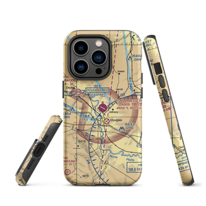 Converse County Airport (DGW) VFR Sectional  Tough iPhone Case