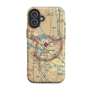Converse County Airport (DGW) VFR Sectional  Tough iPhone Case