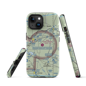 Cook Canyon Ranch Airport (TA25) VFR Sectional  Tough iPhone Case