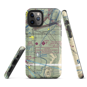 Coolidge Municipal Airport (P08) VFR Sectional  Tough iPhone Case