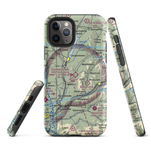 Cooperstown-Westville Airport (K23) VFR Sectional  Tough iPhone Case