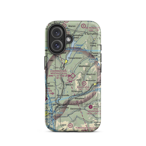 Cooperstown-Westville Airport (K23) VFR Sectional  Tough iPhone Case