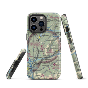 Cooperstown-Westville Airport (K23) VFR Sectional  Tough iPhone Case