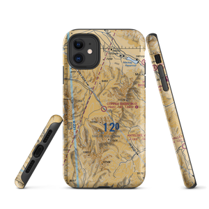 Copper Basin Airport (0U2) VFR Sectional  Tough iPhone Case