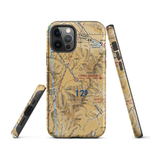 Copper Basin Airport (0U2) VFR Sectional  Tough iPhone Case