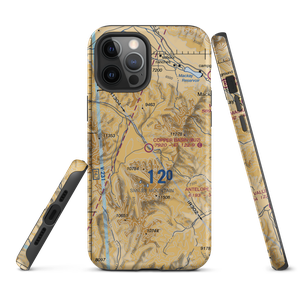 Copper Basin Airport (0U2) VFR Sectional  Tough iPhone Case