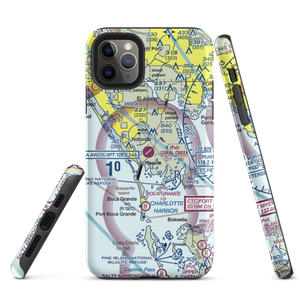 Coral Creek Airport (FA54) VFR Sectional  Tough iPhone Case