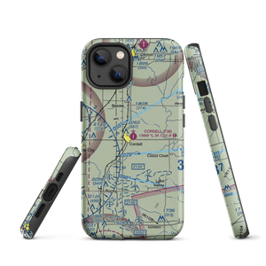 Cordell Municipal Airport (F36) VFR Sectional  Tough iPhone Case