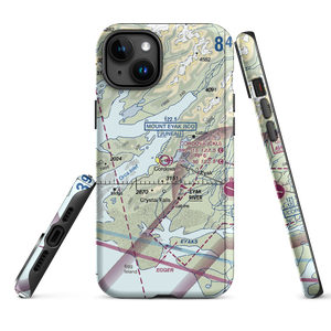 Cordova Municipal Airport (CKU) VFR Sectional  Tough iPhone Case