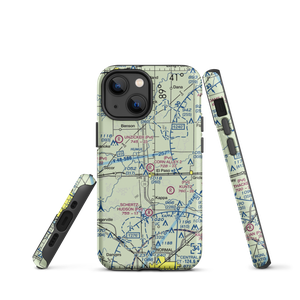 Corn Alley 2 Airport (74IL) VFR Sectional  Tough iPhone Case