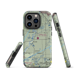 Cornell Municipal Airport (4WI9) VFR Sectional  Tough iPhone Case