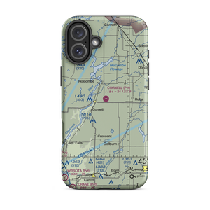 Cornell Municipal Airport (4WI9) VFR Sectional  Tough iPhone Case