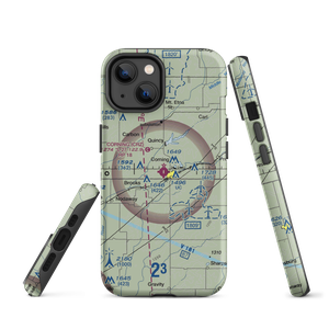 Corning Municipal Airport (CRZ) VFR Sectional  Tough iPhone Case