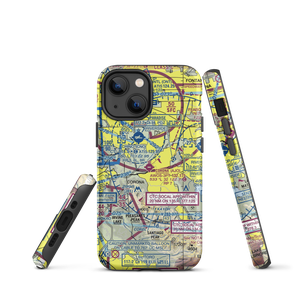 Corona Municipal Airport (AJO) VFR Sectional  Tough iPhone Case