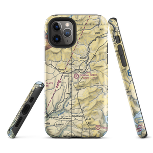 Corral Creek Airport (0ID9) VFR Sectional  Tough iPhone Case