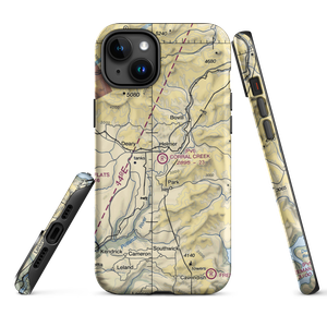 Corral Creek Airport (0ID9) VFR Sectional  Tough iPhone Case