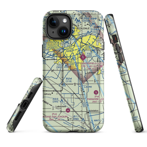 Costerisan Farms Airport (55CL) VFR Sectional  Tough iPhone Case