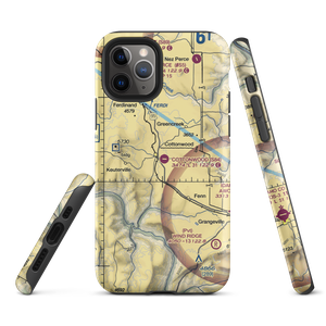 Cottonwood Municipal Airport (S84) VFR Sectional  Tough iPhone Case