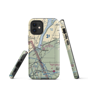 Coulee City Airport (WA15) VFR Sectional  Tough iPhone Case