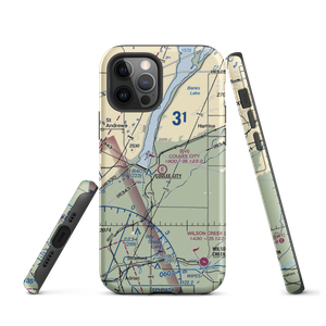 Coulee City Airport (WA15) VFR Sectional  Tough iPhone Case