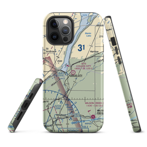 Coulee City Airport (WA15) VFR Sectional  Tough iPhone Case