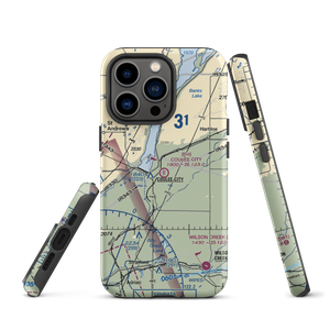 Coulee City Airport (WA15) VFR Sectional  Tough iPhone Case