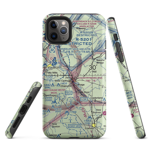 Countryman's Landing Strip (NK01) VFR Sectional  Tough iPhone Case