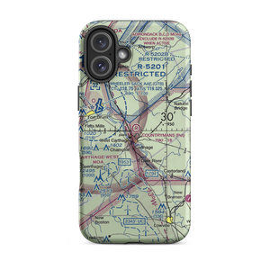 Countryman's Landing Strip (NK01) VFR Sectional  Tough iPhone Case