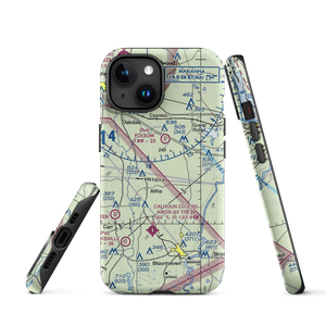 County Line Airstrip (5FD3) VFR Sectional  Tough iPhone Case