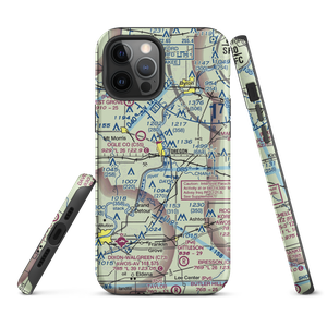 County Poor Farm Airport (67LL) VFR Sectional  Tough iPhone Case