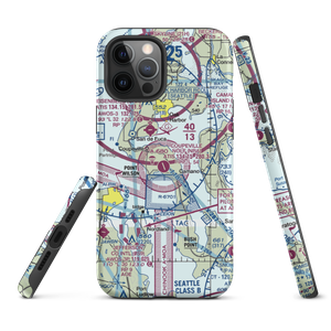 Coupeville Nolf Airport (NRA) VFR Sectional  Tough iPhone Case