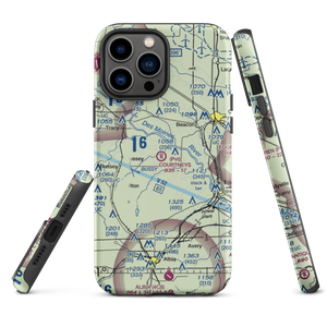 Courtney's Landing Airport (99IA) VFR Sectional  Tough iPhone Case